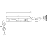 LED-Netzgert NG39, 12 V/DC, 10-fach Verteiler, Leistung 30 W