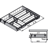 BLUM ORGA-LINE Besteckeinsatz/Facheinteilung Set ZSI.XXXKI4, Nennl�nge 500 mm