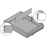 HETTICH SYSTEMA TOP 2000 Orgaclip, Kunststoff schwarz