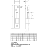 Plattenkegel, Kegeldorn  16 mm, Edelstahl-Effekt