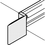 Stulpkappen ACF 6000 H, Kunststoff rustikalbraun
