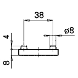 GRUNDMANN Wechselgarnitur GEOS 1754/D6K FH m. Rosetten PZ, VK 8,5, Edst. matt
