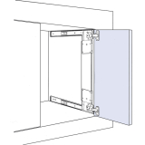 ACCURIDE 1234 Beschlgegrt., Lnge 557 mm, Stahl schwarz chromatiert