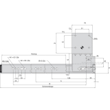 ACCURIDE 1234 Beschlgegrt., Lnge 557 mm, Stahl schwarz chromatiert