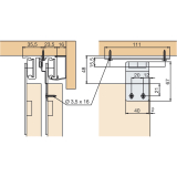 EKU COMBINO 60 Zwischenstopper, Stahl