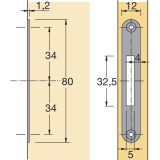 HETTICH PRESTIGE 2000 Schlie�blech Typ 8012, Zubeh�r, 45750