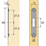 HETTICH PRESTIGE 2000 Schlie�blech Typ 6195, 46482