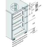 HETTICH SYSTEMA TOP 2000 Stop Control Verriegelungsstangen Set p2o, 10 HE + 1