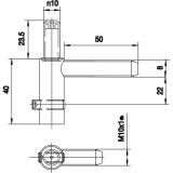 Trband Rahmenteil SCH 27-30 fr Holzzargen, Stahl verzinkt