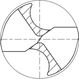 MAYKESTAG Spiralbohrer DIN338RN HSS-Eco Zylinderschaft Bohrer  2.6 mm