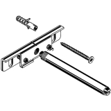 Tablartrger Nova 15, Tablarstrke 19 mm, Bolzen  12 mm, glanzverzinkt