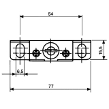 Tablartrger Nova 15, Tablarstrke 19 mm, Bolzen  12 mm, glanzverzinkt