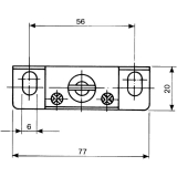 Tablartrger Nova 20, Tablarstrke 24 mm, Bohrtiefe 114 mm, glanzverzinkt