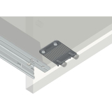 BLUM Frontstabilisierung f�r Tandembox, KS R7037 staubgrau
