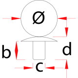 Verbindungsschraube-Abdeckkappe, fr Art.Nr.: 103337080, 081, KS wei