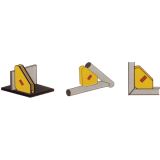 Switch-Winkelmagnet abschaltbar 95 x 110 x 100 mm Haltekraft 31,5 - 36 kg