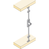 HETTICH PRESTIGE 2000 Zyl.-Schubstangenschloss Z23, links, �18, 45742