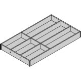 BLUM AMBIA-LINE Besteckeinsatz NL500mm,B300mm, Bardolino Eiche