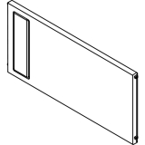 BLUM AMBIA-LINE Querteiler Frontauszugsrahmen, B218mm, KS Seidenwei