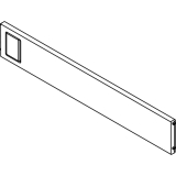 BLUM AMBIA-LINE Querteiler zu Schubkastenrahmen, B242 mm, KS Seidenwei
