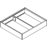 BLUM AMBIA-LINE Schubkastenrahmen ab NL270 mm, B242mm, Stahl Seidenwei