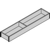 BLUM AMBIA-LINE Schubkastenrahmen schmal, NL500mm, B100mm, Nebraska Eiche