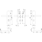 HOPPE SH-Drckergt. AMSTERDAM - auf LS PZ72, TS42-47, mK., VK8, F1