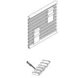 Design Klemmaufnahme Aluprofil - Sockelanwendung