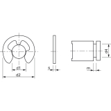 DIN6799 3.2 Federstahl phosphatiert Sicherungsscheibe f�r Wellen