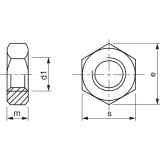 EN14399-4-10-HV M12 feuerverzinkt HV-Sechskantmutter Fabrikat Srubena