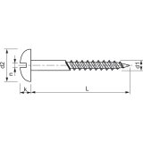 DIN 96 3.5 x 20 Messing blank Holzschraube Halbrundkopf mit Schlitz
