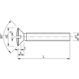 DIN 964A M 5X 40 Messing blank Linsenschraube