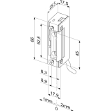 Trffner 148W FaFix,wassergeschtzt, 10 - 24 V, o. Entriegelung, o. Schliebl.