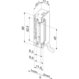 Trffner 148WE FaFix,wassergeschtzt, 10 - 24 V, m. Entriegelung, o. Schliebl.