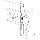 Riegelschaltkontakt 878