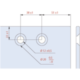 EKU CLIPO 16 GS IS - Beschl�gegrt. Innenfront, 1000 x 1400