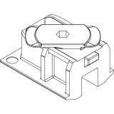 EKU CLIPO 26/36 Schienenendst�ck mit Drehriegel