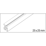 EKU REGAL C 26 Einfach- Lauf-/F�hrungsschiene, 2500 mm, Aluminium eloxiert