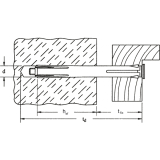 FISCHER FM 10x202 Metallrahmendbel mit Senkschraube Stahl verzinkt