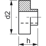 EPDM-Dichtung M 8 schwarz fr Stockschraube Solarbefestigung