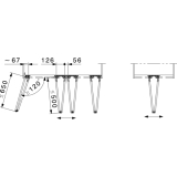 HAWA Multifold 30 Beschlgegrt., 2 Flgeln, Falttr auen