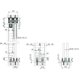 HAWA-Ordena 70/P - 70/F Beschlgegrt. Holztrechts, 600 x 2600 mm