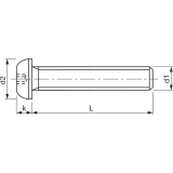 ~ISO7380 10.9 M 6x 16 Torx 30 verzinkt Linsenschraube