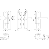 HOPPE SH-Wechselgt. PARIS - auf LS PZ72, TS42-47, oK., VK8, F1