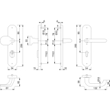 HOPPE SH-Wechselgt. PARIS - auf LS PZ72, TS42-47, mK., VK8, F1