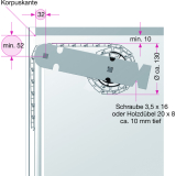 REHAU RAUVOLET mettalic line Rollladenset, KB 600mm, Kunststoff/Alu eloxiert