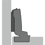 HETTICH SENSYS Topfscharnier 8645i TH FIX einliegend - �W 110�