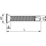 SFS-SP3/31 Fensterbohrschraube 3.9x38 PH 2 Stahl silber f�r Kunststoffprofile