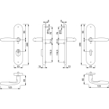 HOPPE SH-Drckergt. VERONA - auf LS PZ88, TS67 - 72, mK., Edst, matt