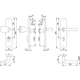 HOPPE SH-Wechselgt. AMSTERDAM - auf LS PZ92, TS67-72, mK., SST 8, Ed.